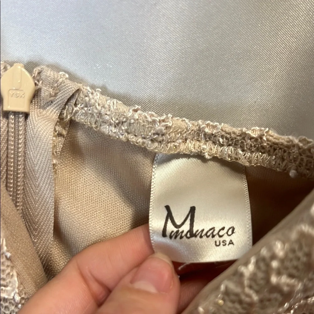 Monaco Tan Sweetheart Bodycon Cocktail Dress